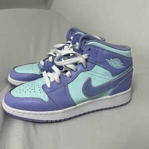 Jordan Kids Sneakers - Lavender and Aqua